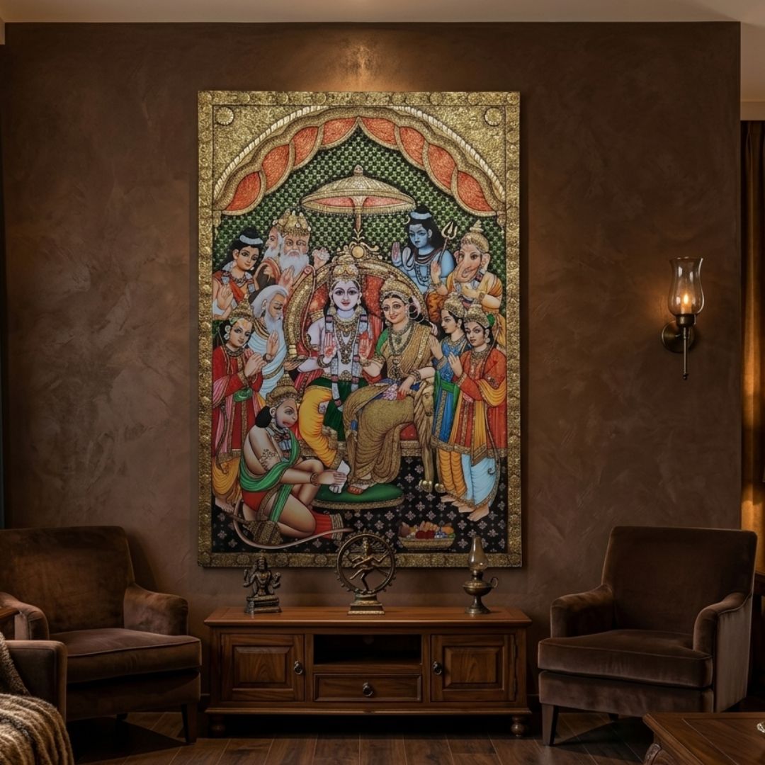 Antique Tanjore Painting: Tradition, Craft, and Devotion