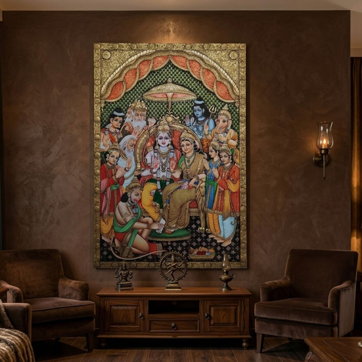 Antique Tanjore Painting: Tradition, Craft, and Devotion