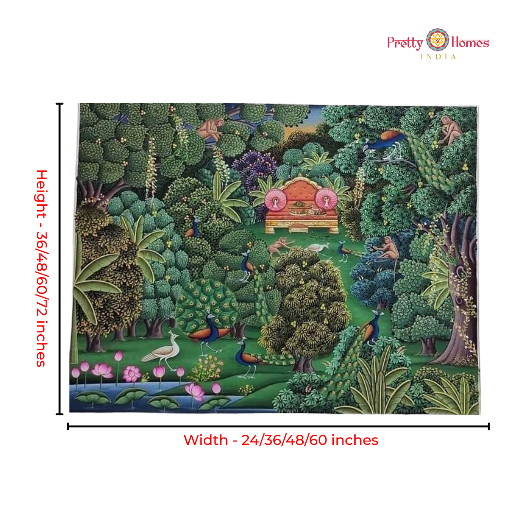 Handpainted Pichwai – Nidhi Van
