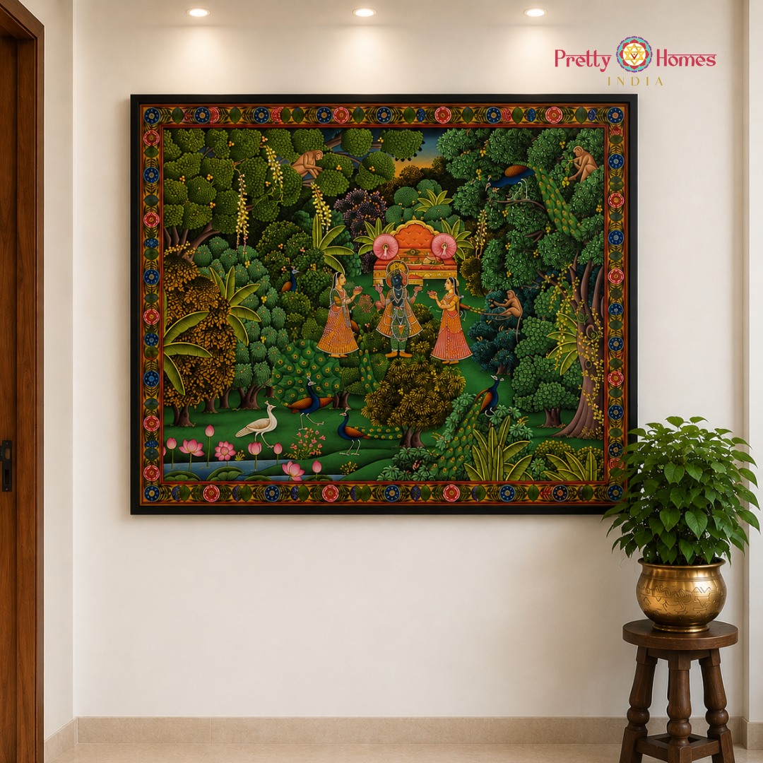 Handpainted Pichwai – Nidhi Van