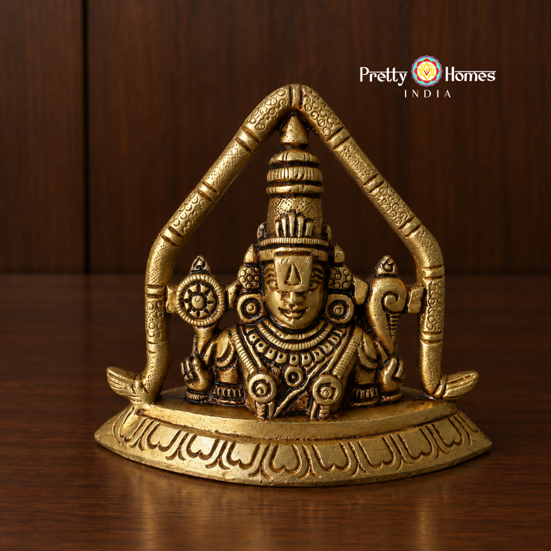 Brass Tabletop Tirupati Balaji