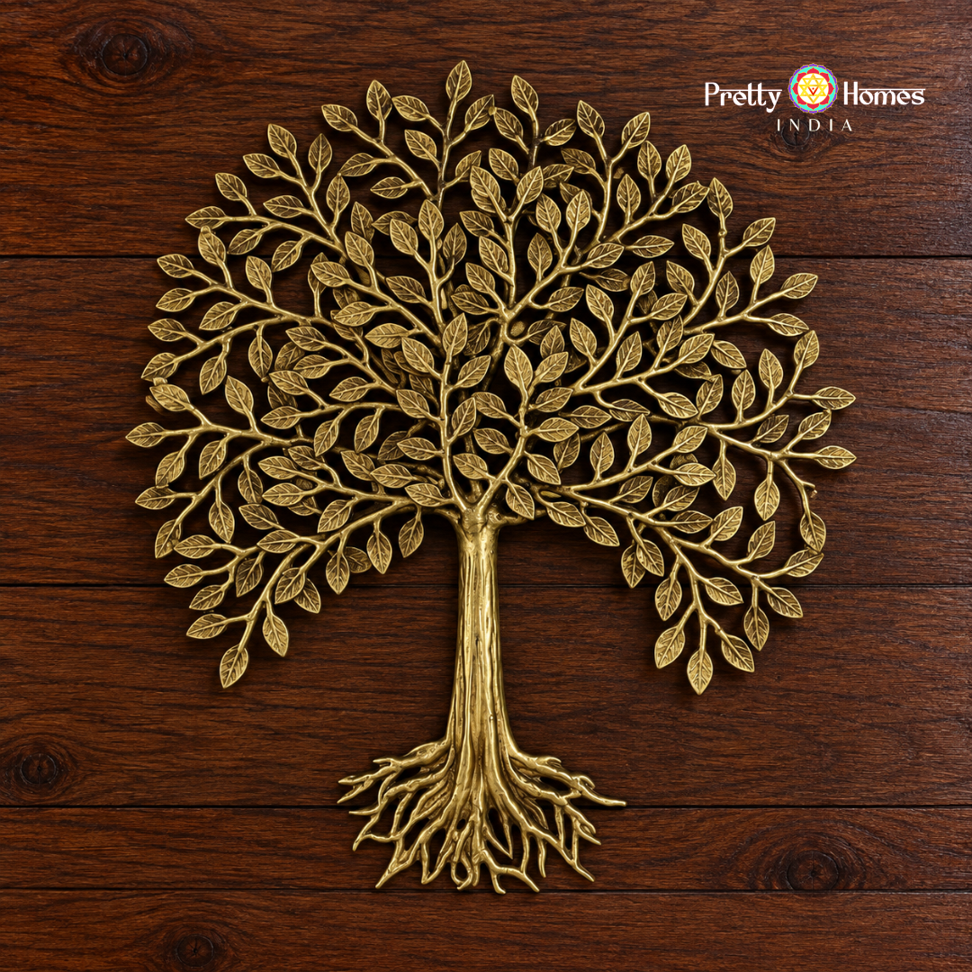 Brass Wall-Mountable Tree of Life