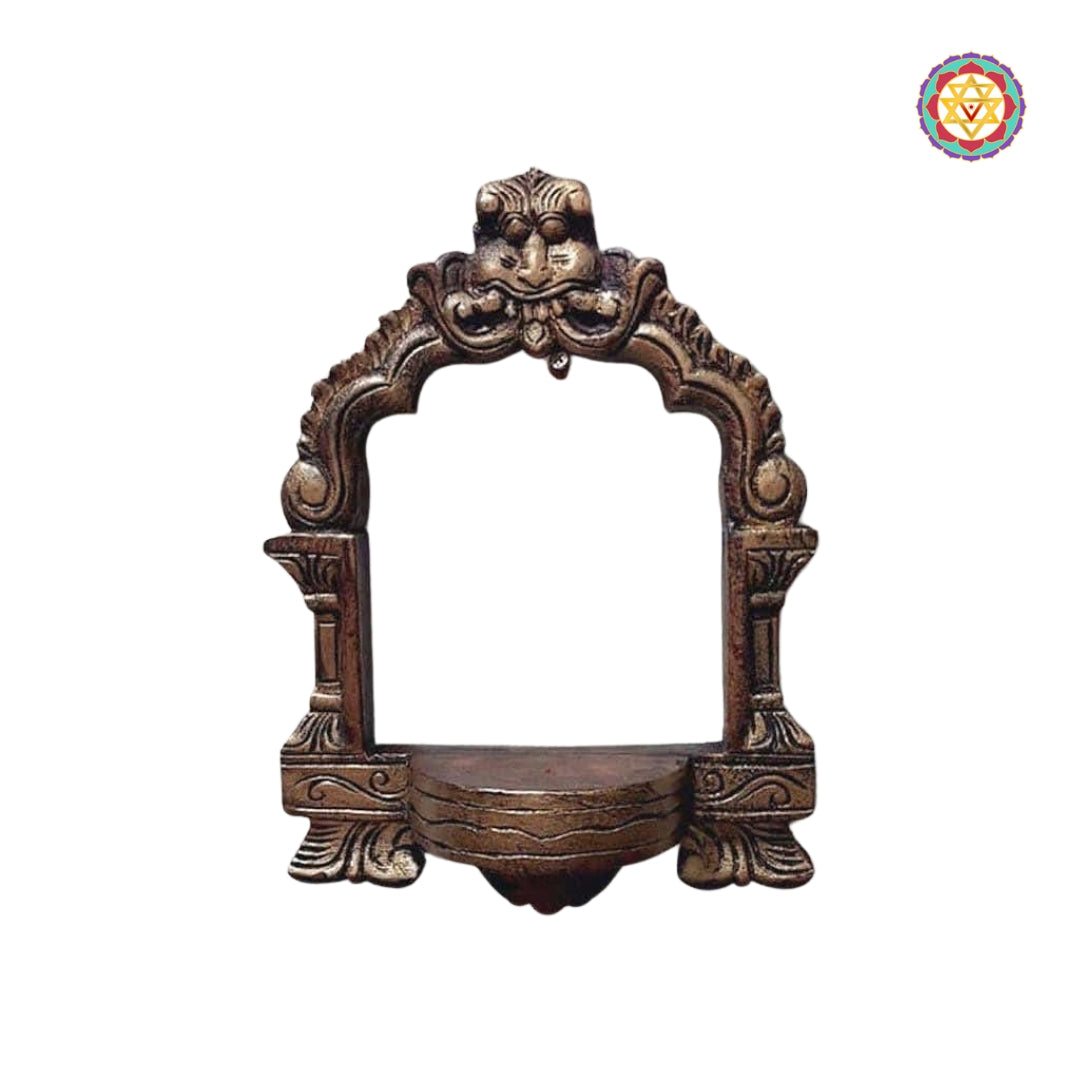 Woodcarved Prabhavali design wall frame