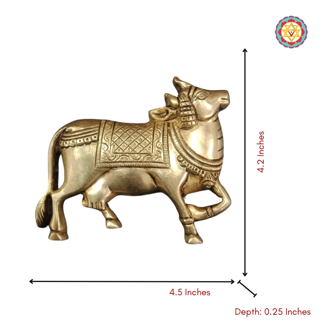 Brass Cow Wall Hanging