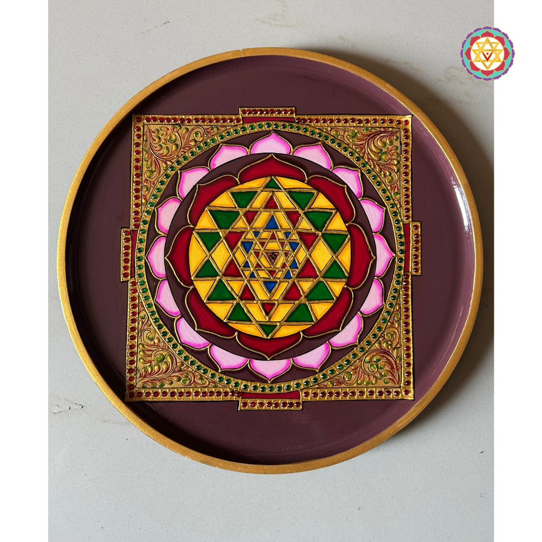 spiritual shree yantra design symbolising abundance and divine energy