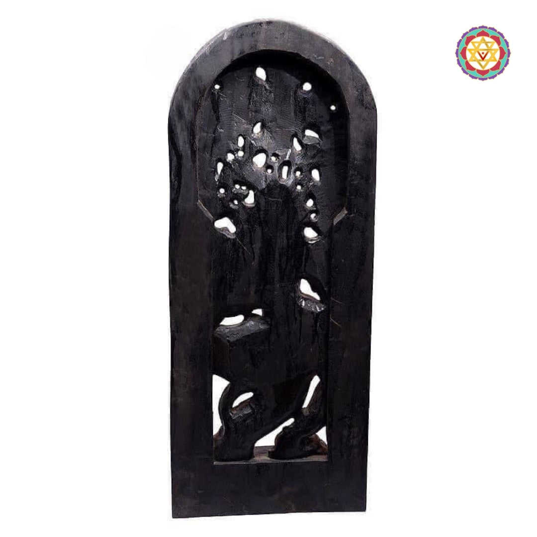 Woodcarved Dancing Apsara/Celestial Dancer statue
