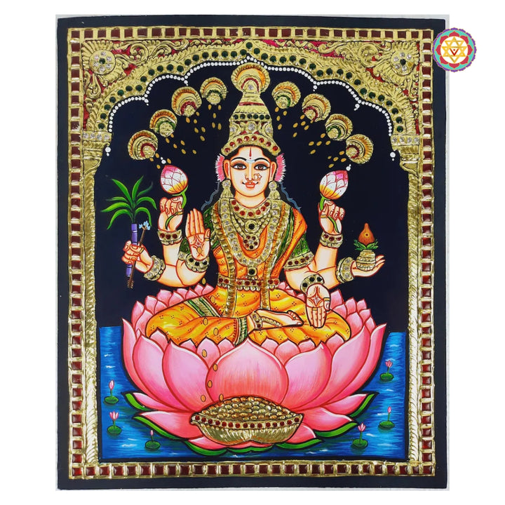 Tanjore - Goddess Saraswauthhy/Sarawati - Tanjore  Painting