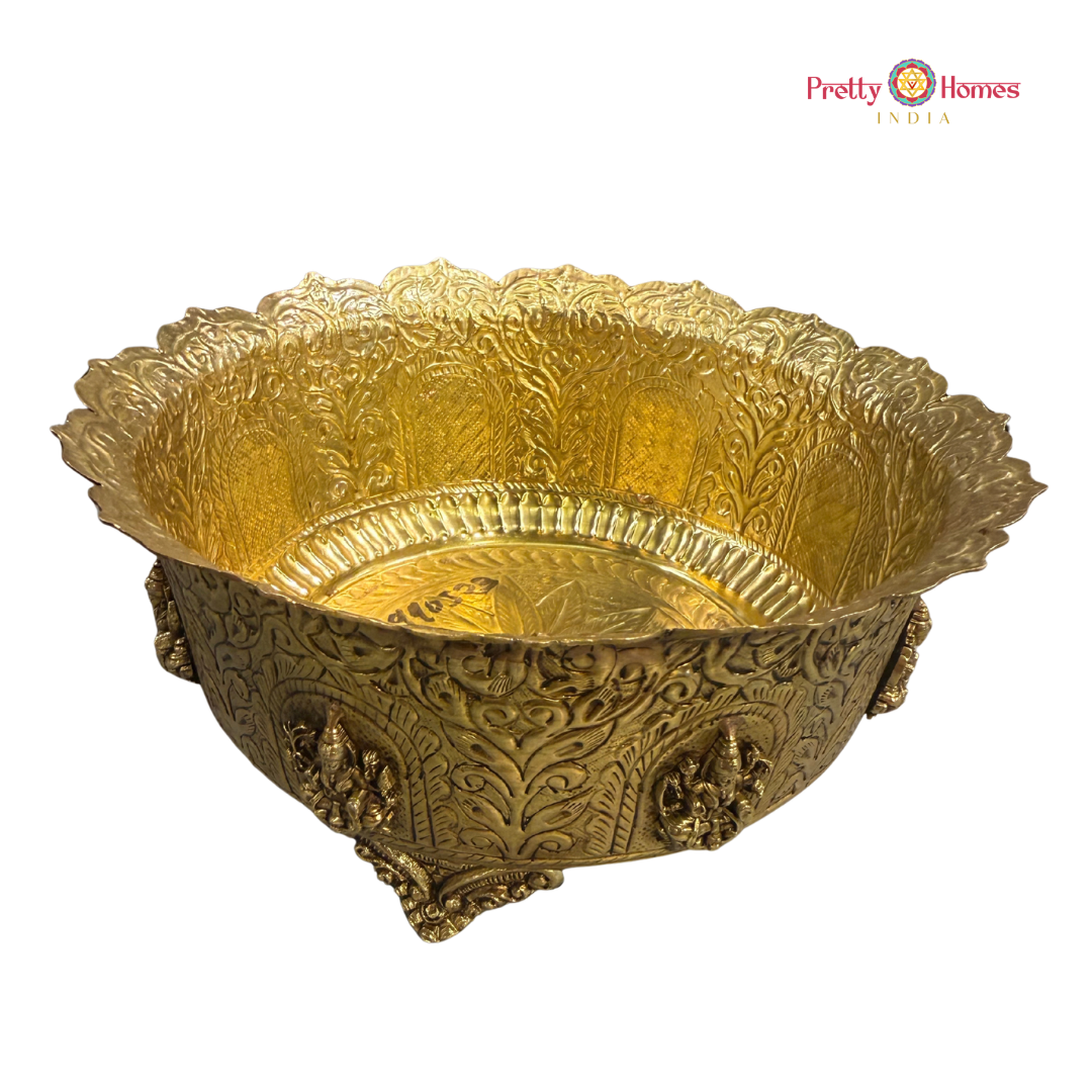 Ashtakshari Ashtalakshmi Design Uruli Display Bowl