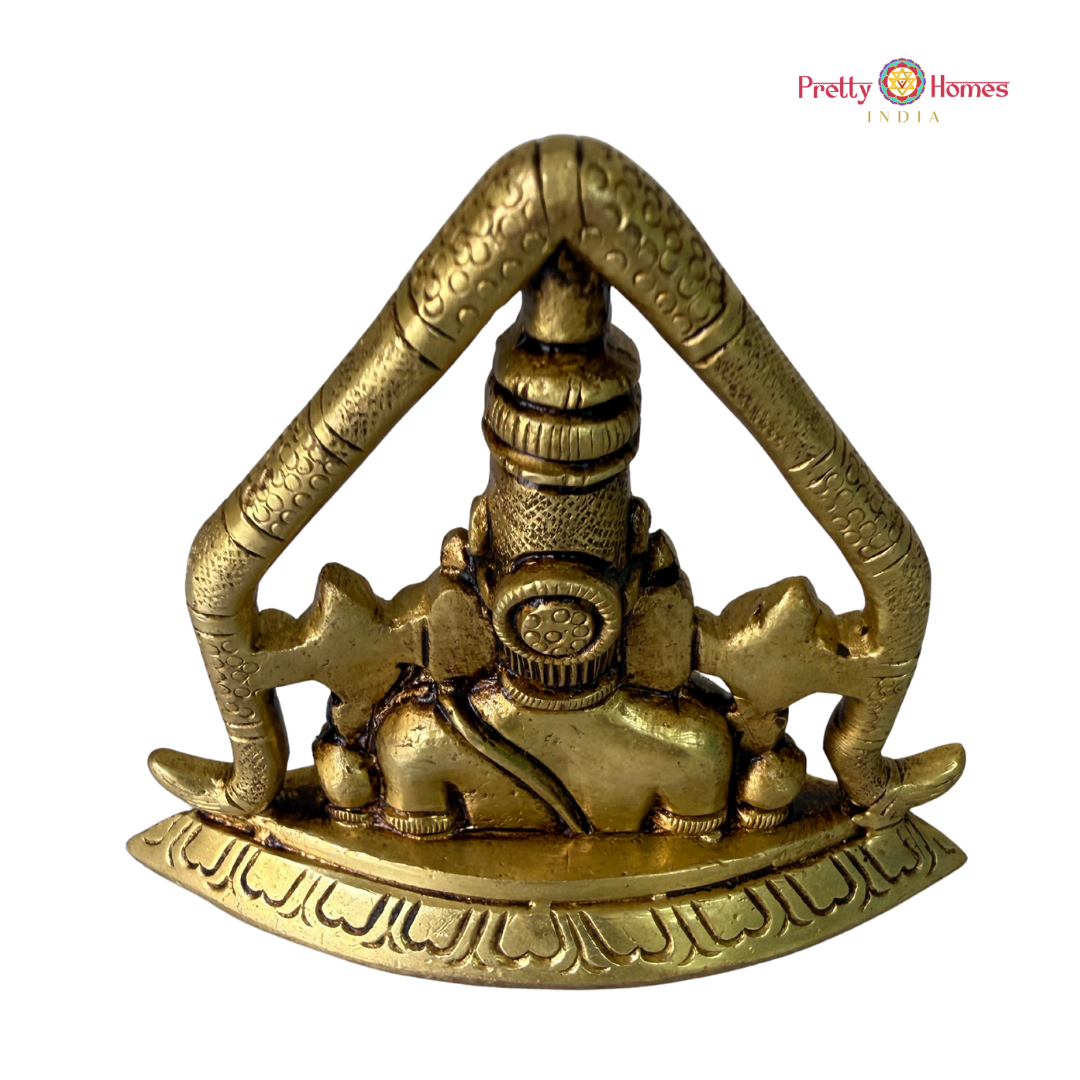 Brass Tabletop Tirupati Balaji