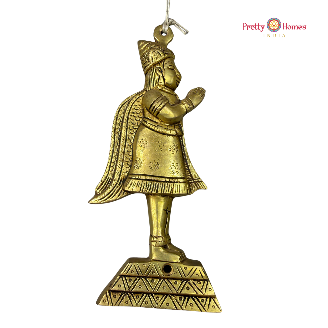 Lord Hanuman & Garuda – Brass Wall Mountable