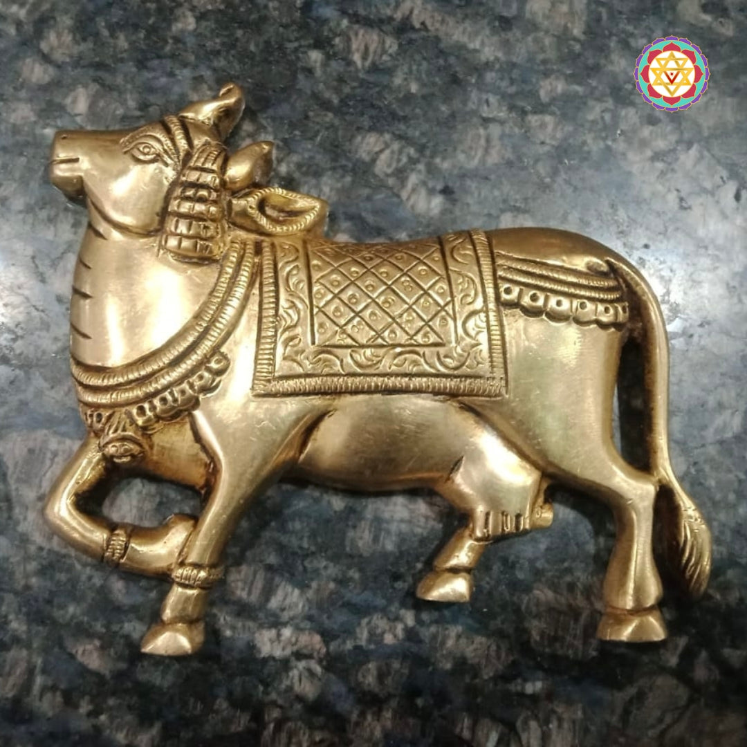 Brass Cow Wall Hanging