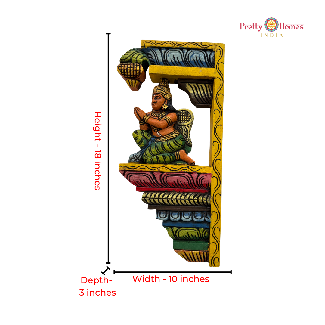 Exclusive Hand-Carved Garuda Wall Hanging Bracket / Corbel