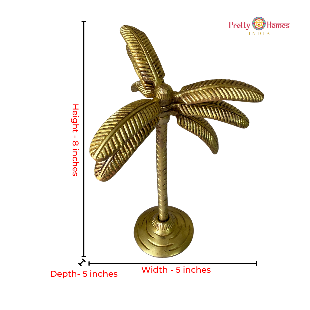 Table top Brass Coconut Tree