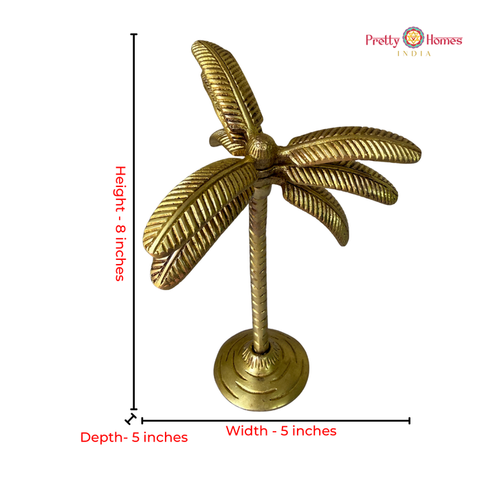 Table top Brass Coconut Tree