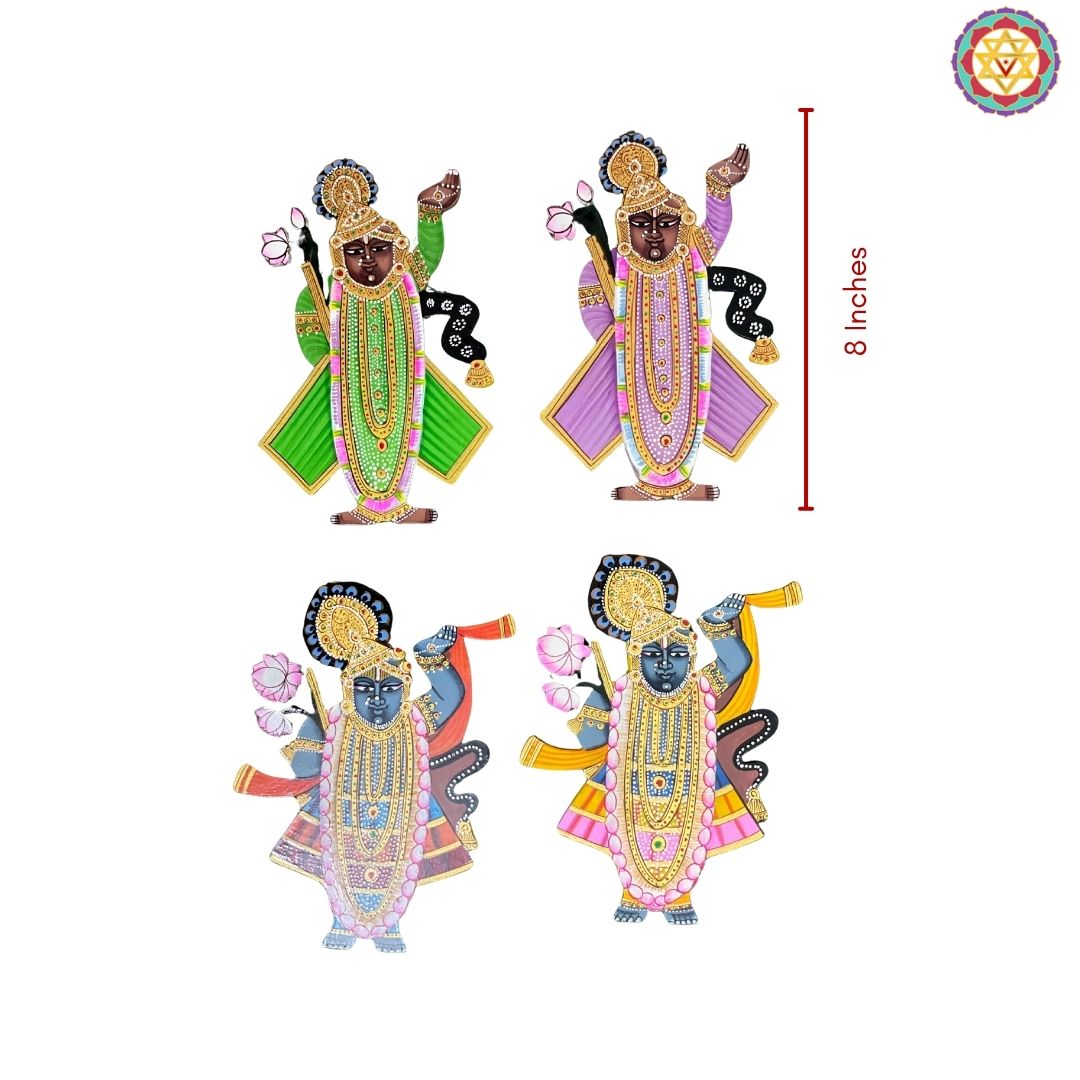 srinathji mdf cutout shrinathji pooja decor craft piece