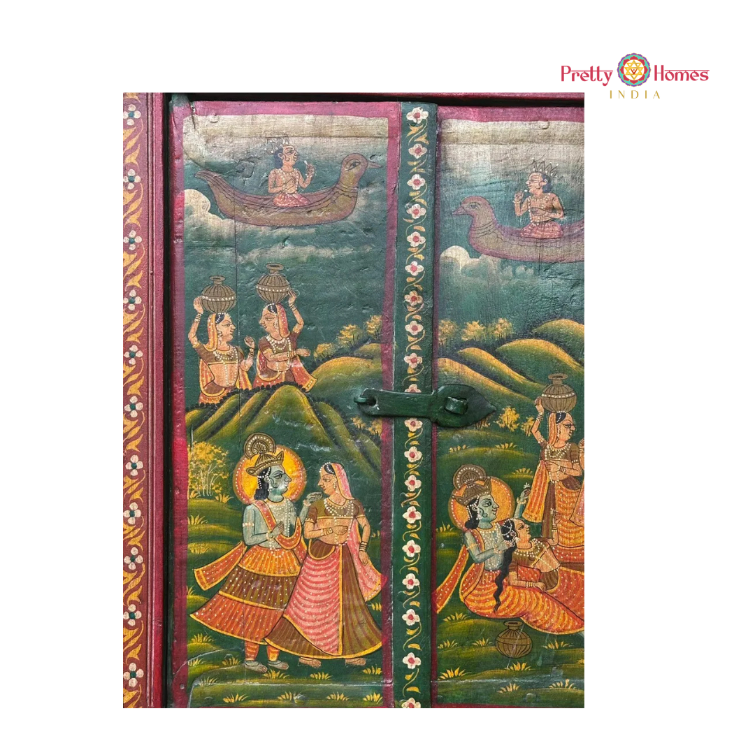 Hand-Painted Decorative Window