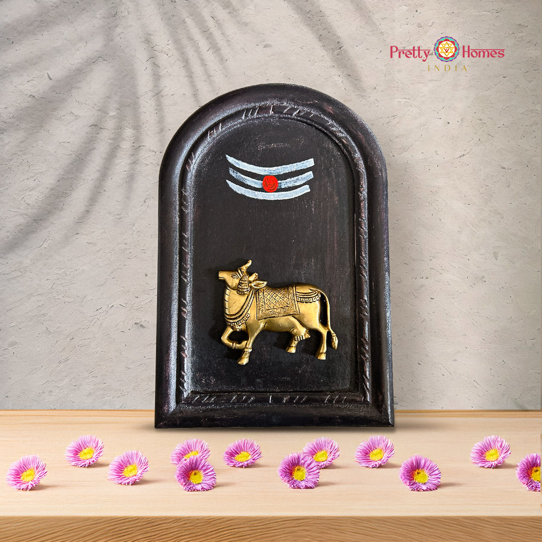 Handmade Pichwai textile framed as wall art presenting Krishna’s playful divine leelas