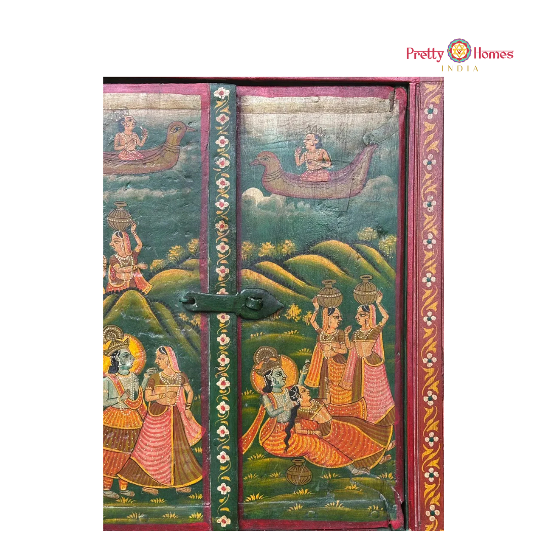 Hand-Painted Decorative Window