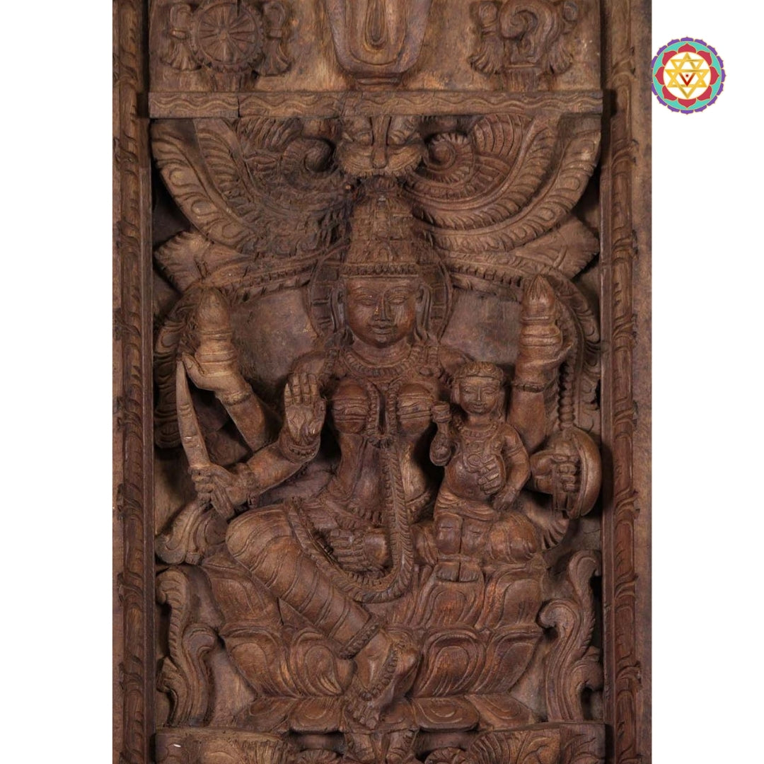 Elegant sacred wall décor featuring eight Lakshmi goddesses