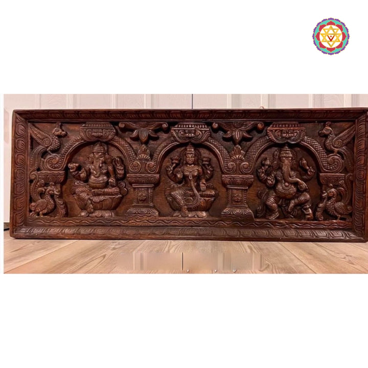 Exotic Panel with Ganesha’s and Goddess Laxmi in the centre.