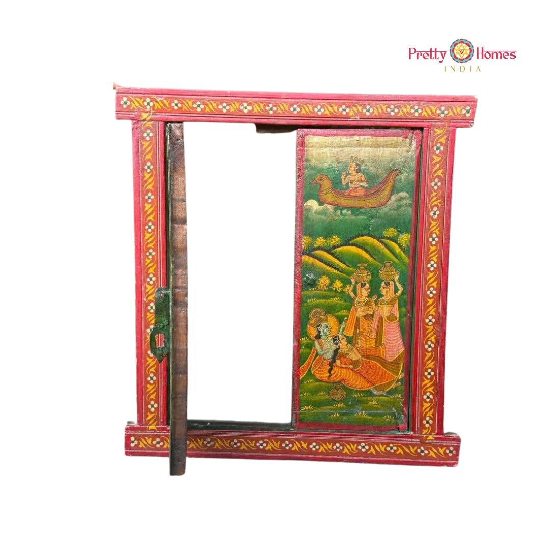 Hand-Painted Decorative Window
