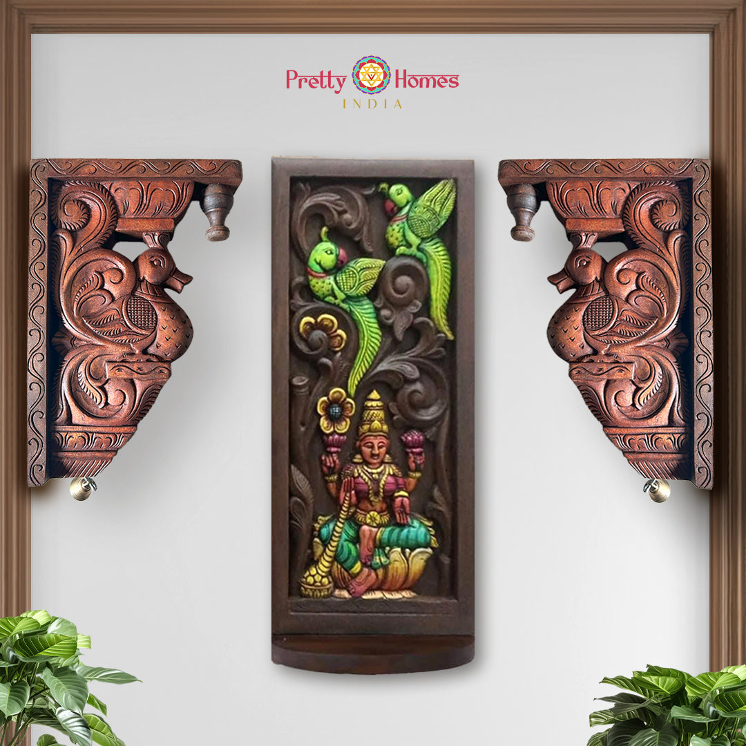 mahogany wooden elephant head wall mount handcrafted decor