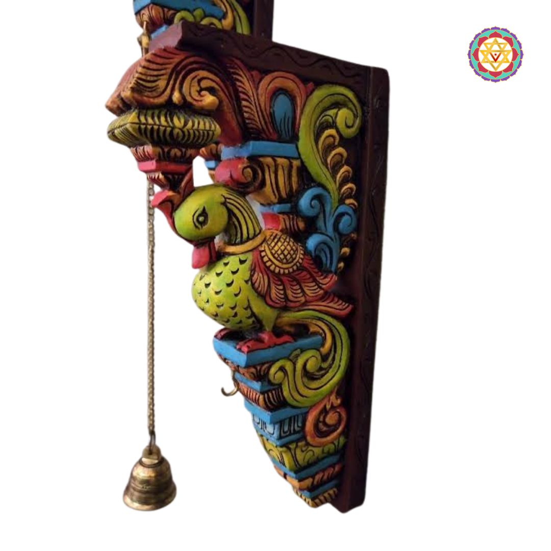 Woodcarved special carving Parrot wall brackets/hangings (Single)