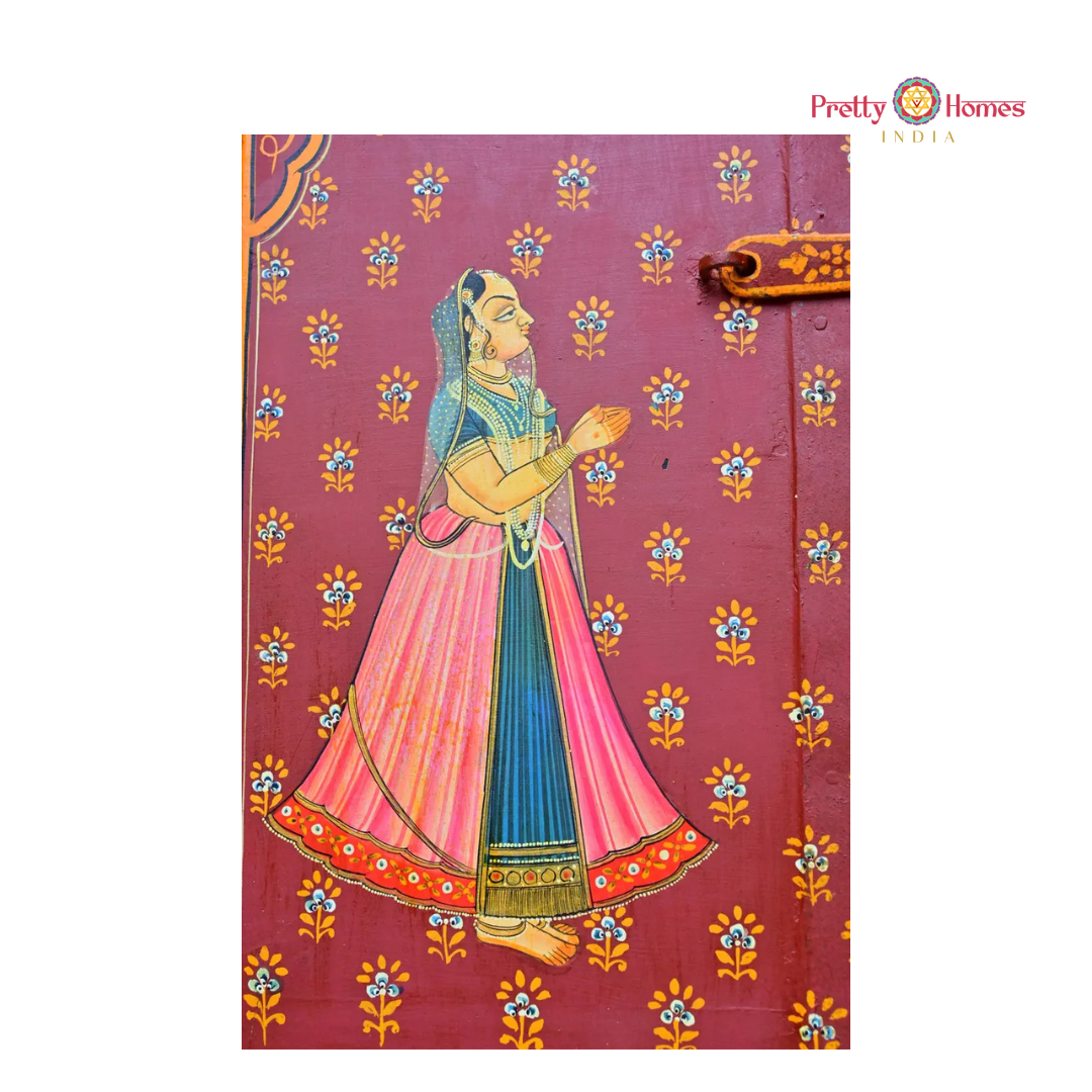 Hand-Painted Decorative Window