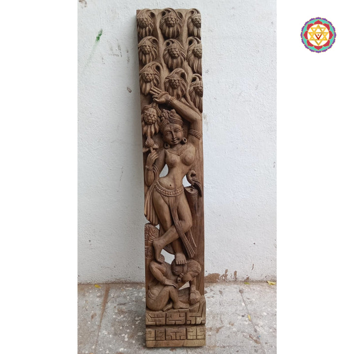 Exotic Vertical Apsara /Angel wall panel /sculpture khajurao style