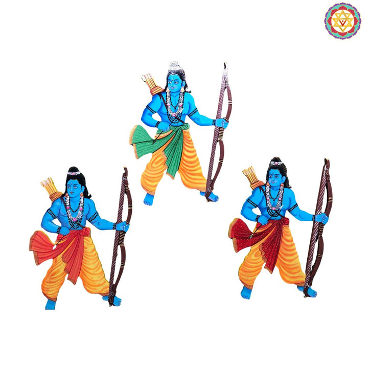 Ram Ji with Bow and Arrow MDF Cutout (Single)