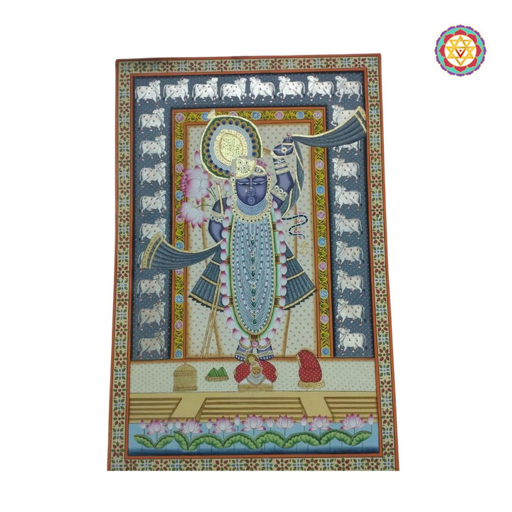 pichwai paintings-hand painted Shrinathji darshan