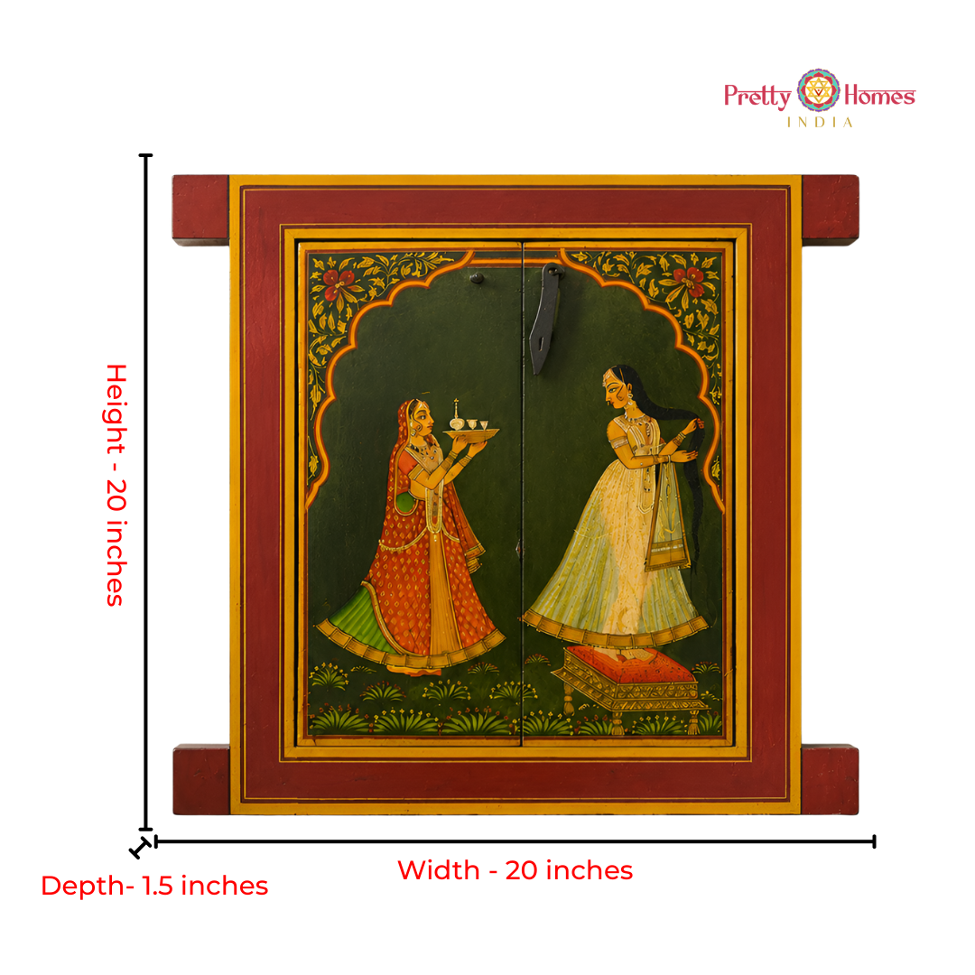 Hand-Painted Decorative Window