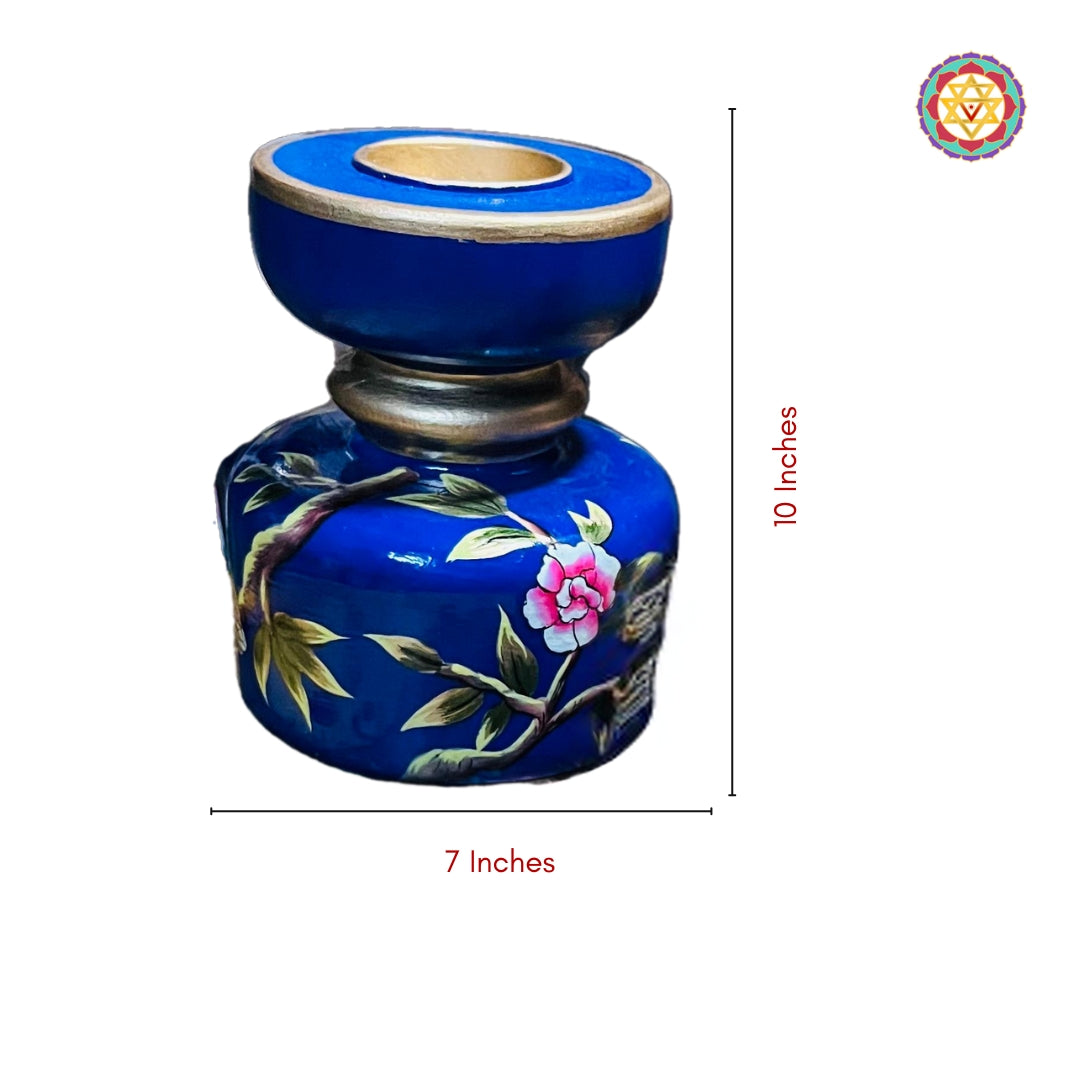 artistic wooden display stand for indian home decor