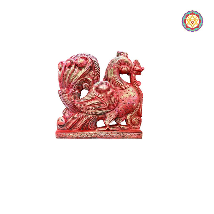 Intricately hand-carved wooden Annam stand