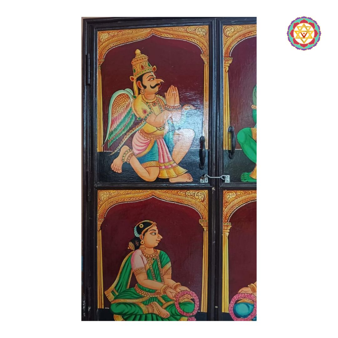balaji god idols traditional tanjore artwork