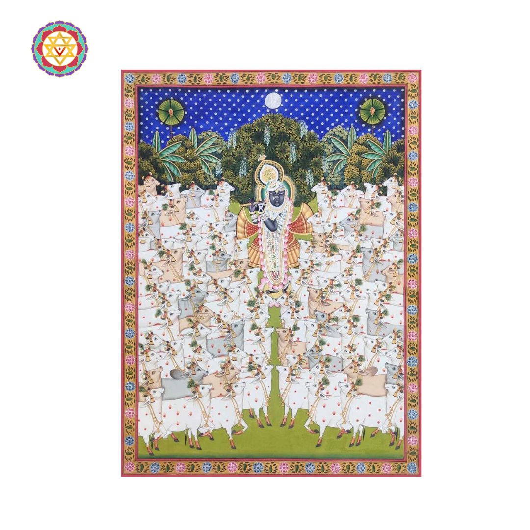 pichwai gopashtami pichwai painting wall art