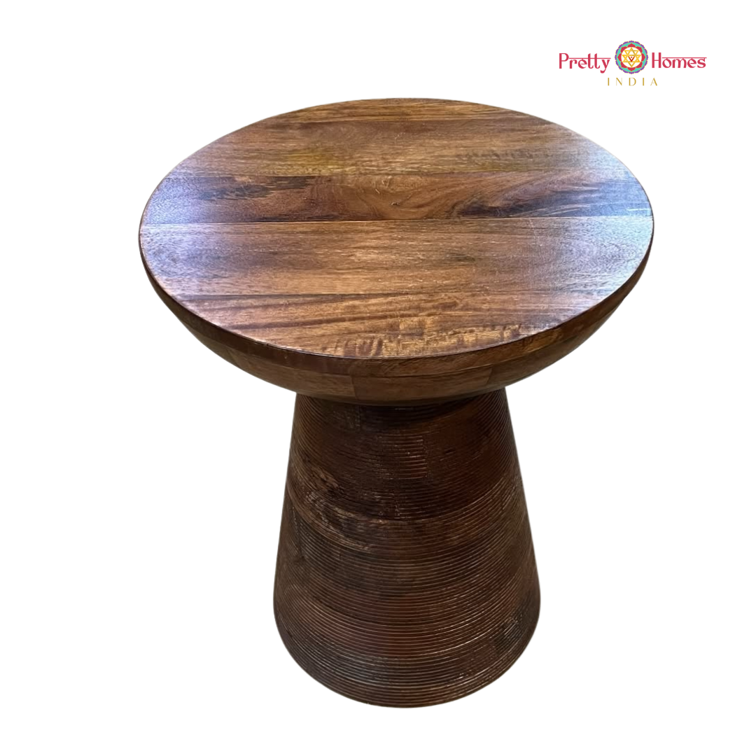 Handcrafted Wooden Accent Table
