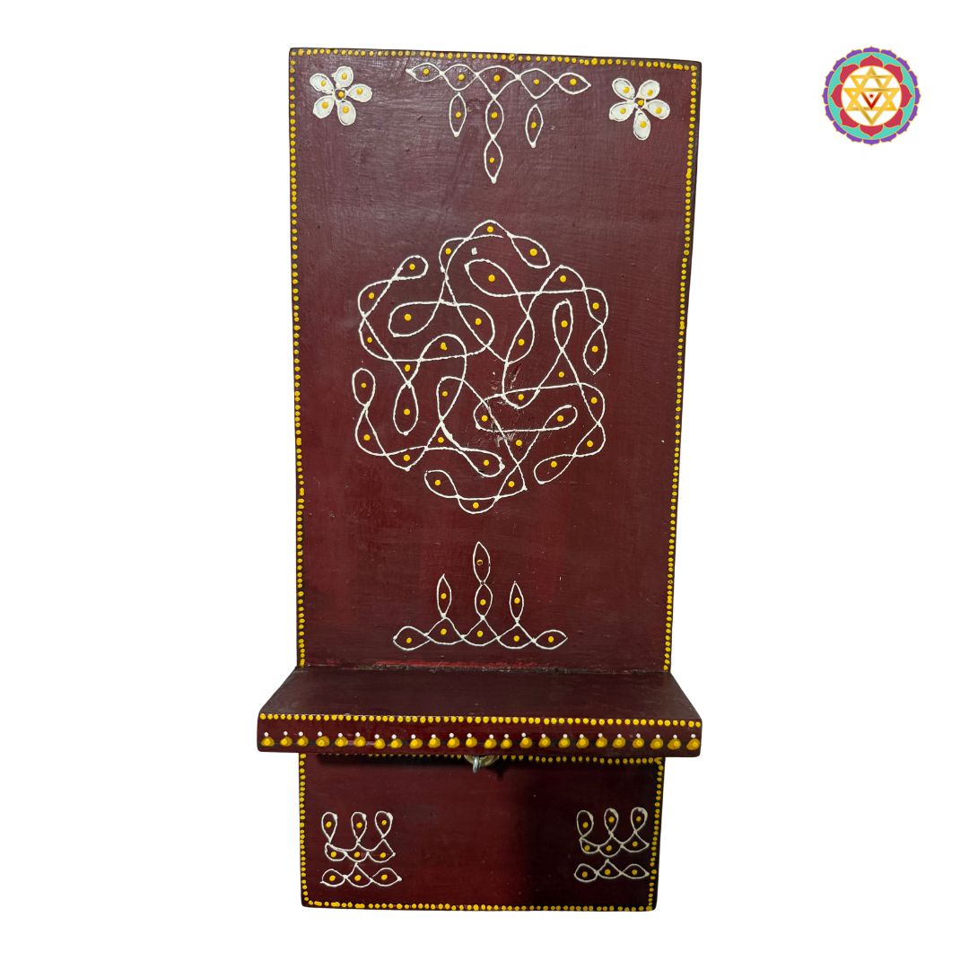 Wall-Mountable Kolam Design frame (Single)