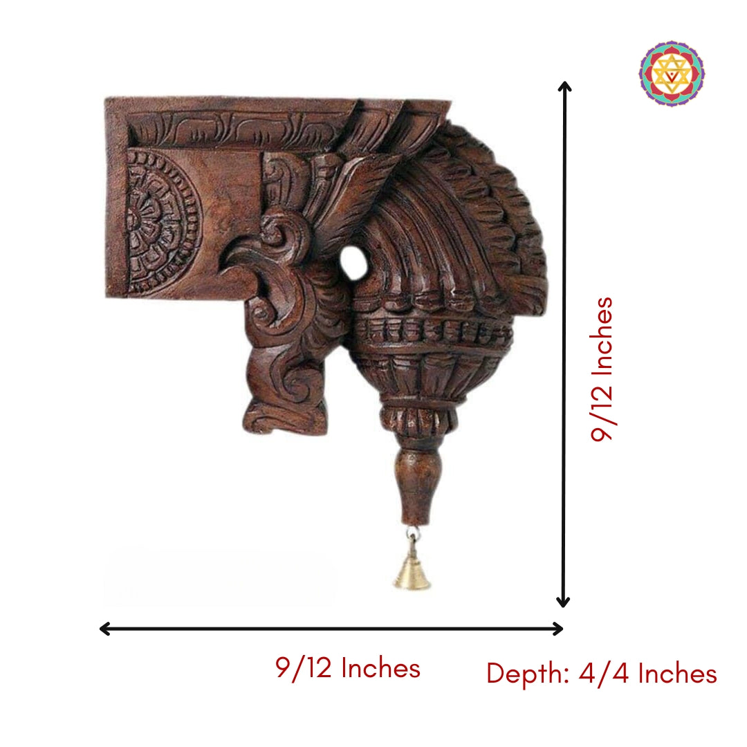 Antique-finish Bodhil corbel bracket inspired by Chettinad architecture