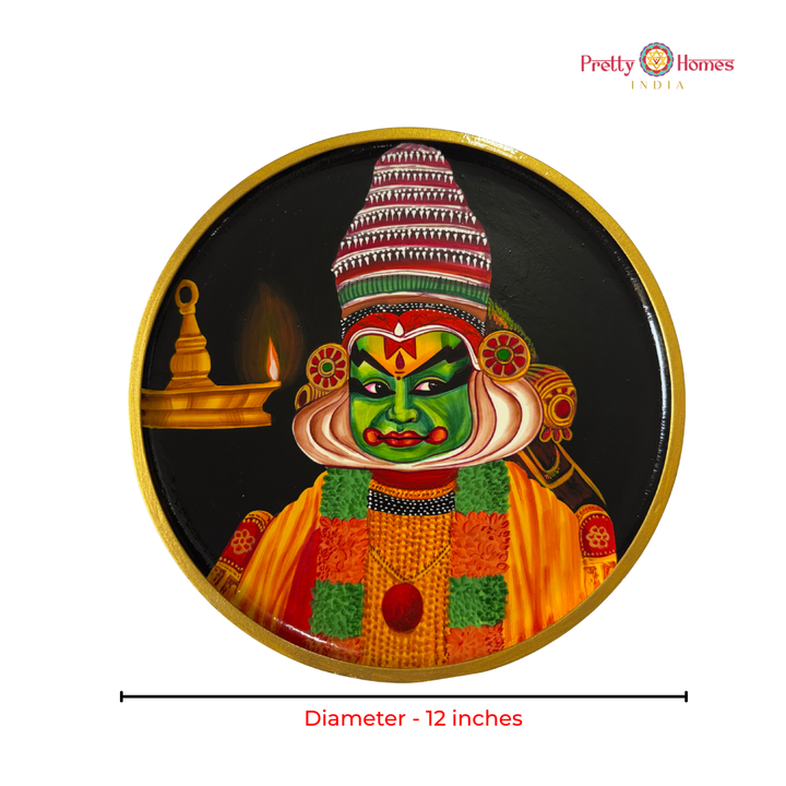 Handpainted Traditional Kathakali Wall Plate