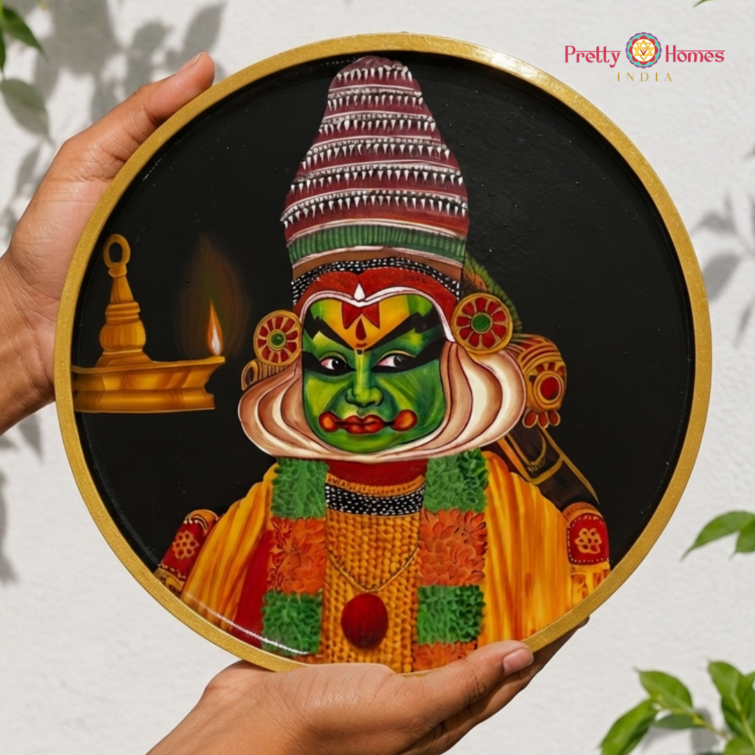 Handpainted Traditional Kathakali Wall Plate
