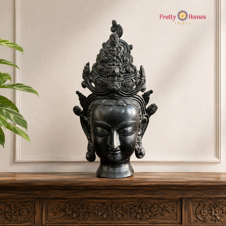 Antique Finish Brass Laxmi / Tara – Table Top Bust
