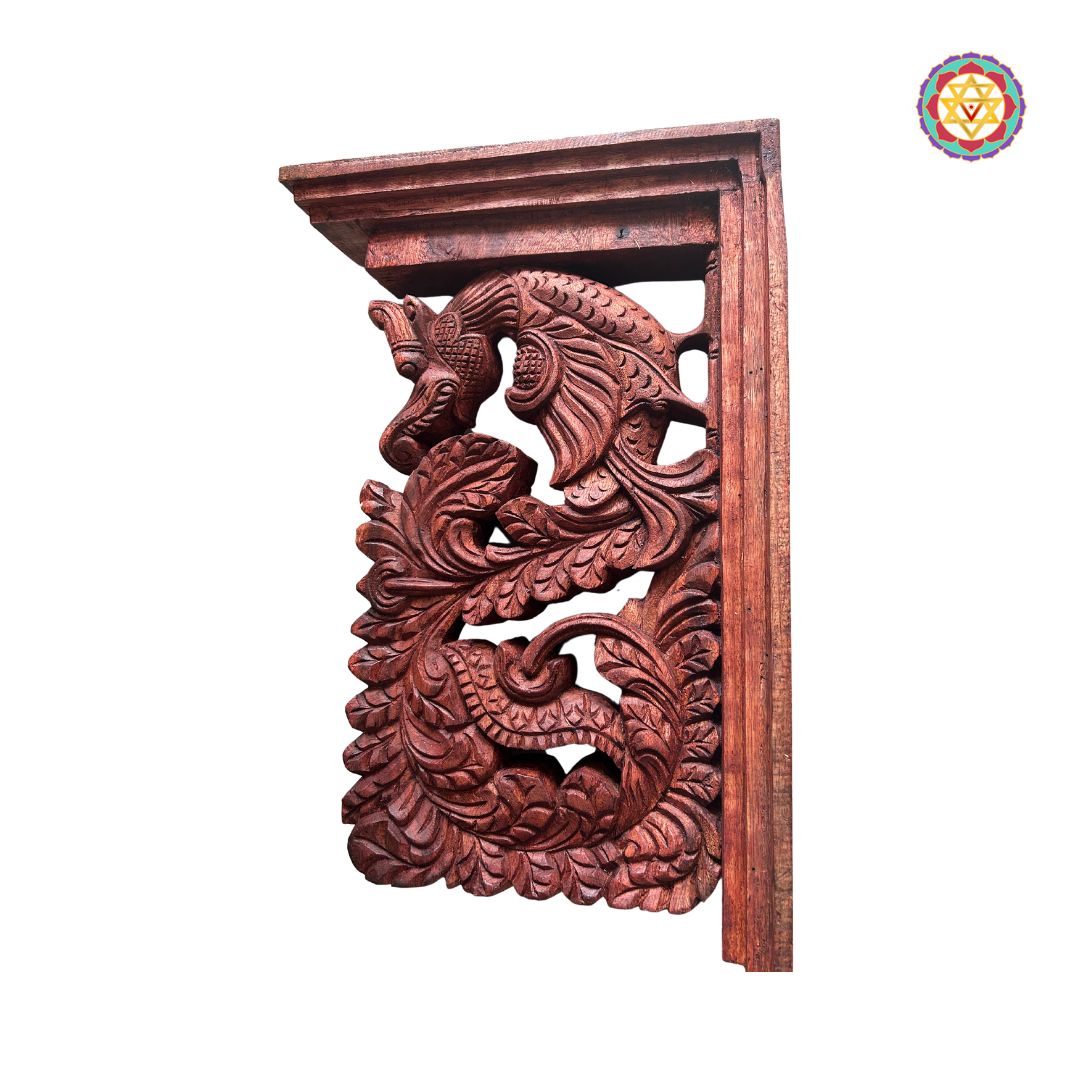 ornate yali guardian statue for temple inspired home decor