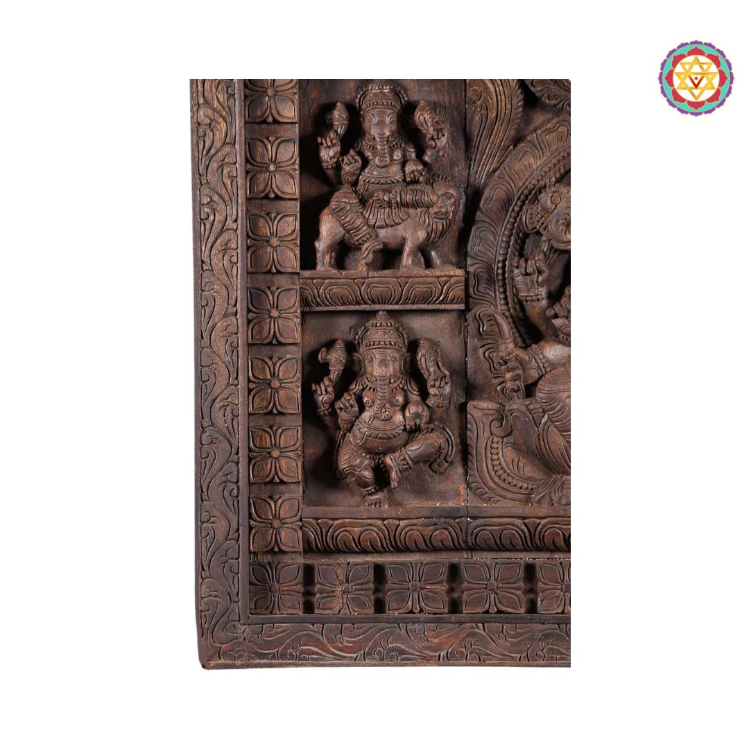 Top portion displaying symmetrical deity layout