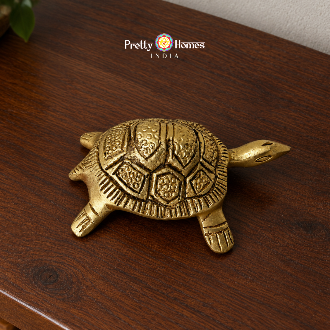Brass Tabletop Tortoise