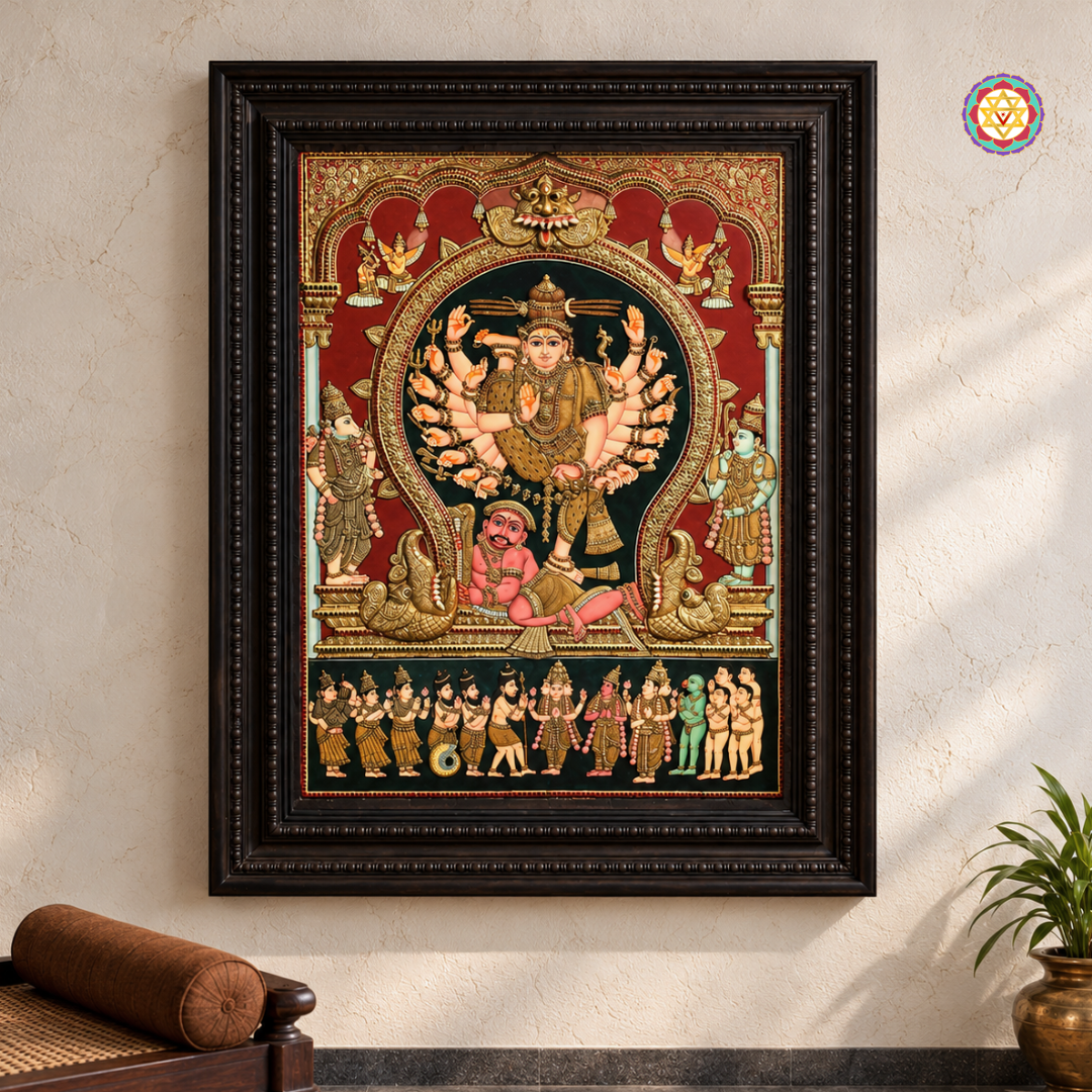 Lord Shiva Nataraja – Tanjore Painting
