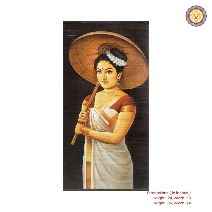 Handpainting -Timeless Kerala Beauty – In Kasavu & Tradition