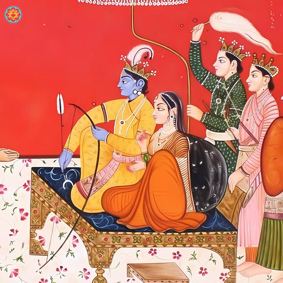 lord ganesha carved wooden wall hanging with traditional temple design