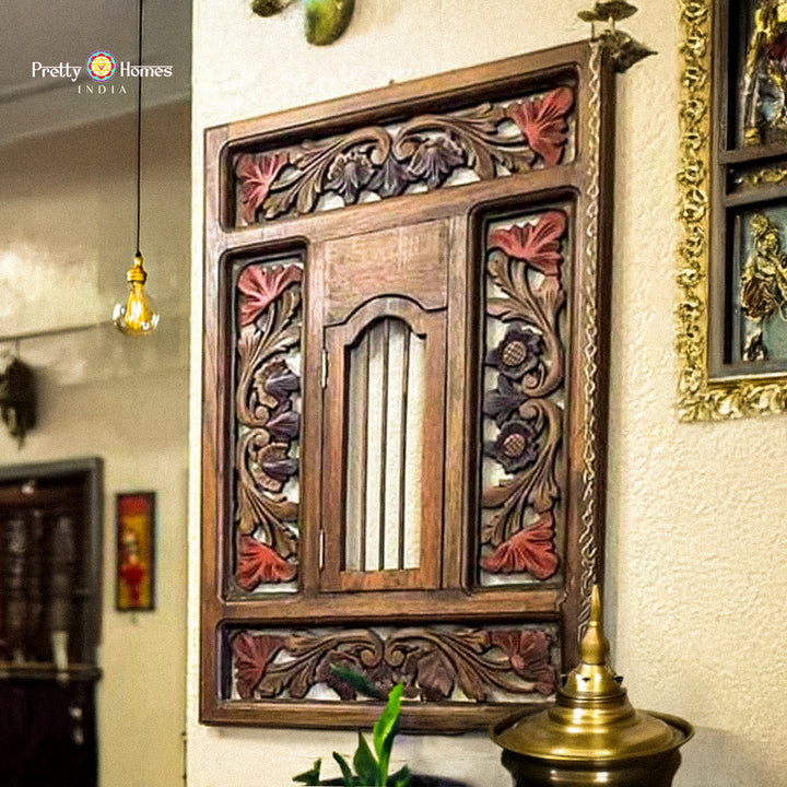 Beautiful Decor Wooden Window Frame,with carvings