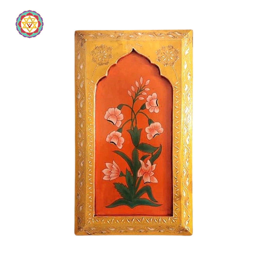 Wooden hand painted frame .Woodmade /Handcrafted